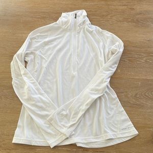 Columbia Titanium white zip top size M